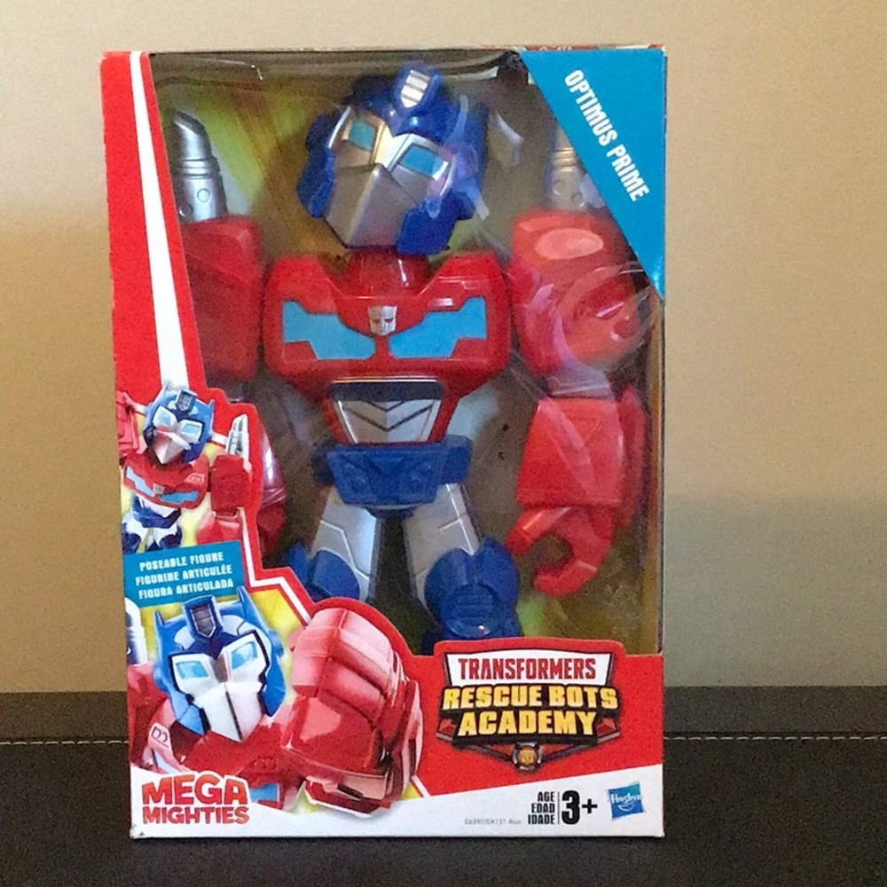 New Transformers Rescue Bots Academy Mega Mighties Optimus Prime Action …